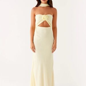 Peppermayo New Light Maxi Dress Yellow
